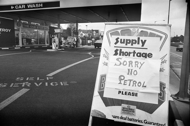 Fuel rationing took place in the 1970s - what could rationing look like 50 years on? (Image: Mirrorpix)